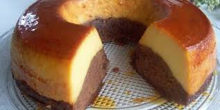 Gateau De Semoule Au Caramel Et Chocolat Recette Gateau Facile Recette Gateau Semoule Gateau De Semoule Semoule Au Chocolat