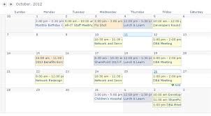 This piece of code reaches out to the application and fetches all calendar items. Color Code Events On A Sharepoint Calendar Premierpoint Solutions