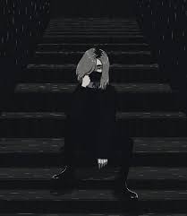 Black And White Anime Aesthetic Sad Pin By Fariha Ramisa On Random Anime Art Dark Dark Anime Anime Art Girl