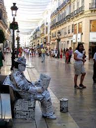 Beauté éclectique en bord de mer. Malaga Promenade Dans Les Rues Du Centre Ville 2 Malaga Malaga Espagne Rue