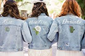 Cool Diy Denim Jacket Kits For The Bride Denim Jacket Wedding Shoes Custom Jean Jacket