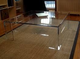 A great large glass coffee table with thick lucite corner legs from 1980s the glass can be modified to a smaller dimension if desired as it is fitted into the lucite legs. Square Acrylic Lucite Cocktail Or Coffee Table Acrylic Furniture Sold By Euphoric Acrylics On Storenvy