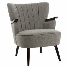 Alder Creek Armchair Corrigan Studio Upholstery Colour Grey Leg Colour Black Club Chairs Chair Small Chair For Bedroom