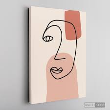 Cuadro Rostros Abstractos Cleo