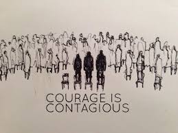 Listen to the audio pronunciation in english. Be Courageous Because Courage Is Contagious Interview With Davide Dormino Impakter