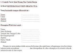 Contoh surat izin tidak masuk kerja karena acara keluarga. 16 Contoh Surat Pernyataan Orang Tua Untuk Anak Contoh Surat