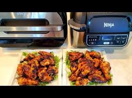 Ninja Foodi Grill Vs Ninja Foodi Smart Xl Grill Frozen Chicken Wings Air Fryer Chicken Wings Y In 2020 Grilling Frozen Chicken Frozen Chicken Wings Frozen Chicken
