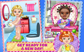 This adorable baby also comes with a pretend bottle of shampoo and cute inflatable turtle ring that has a real working shower for bath time fun! Baby Care Dress Up Kids Game For Android Apk Download