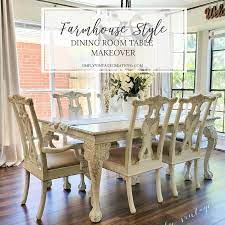 Check out this video and see how i revamped the outdated dining room set. Farmhouse Dining Table Makeover Simply Vintage