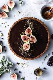 Fig Chocolate Cheesecake Tart By Devamadeo Quick Easy Recipe The Feedfeed Recipe In 2021 Fig Dessert Desserts Fig Tart