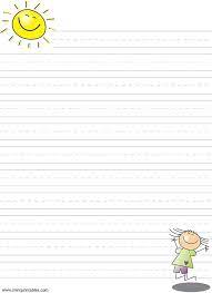 Free Printable Writing Pages For Kids Kindergarten Writing Paper Lined Writing Paper Writing Paper Printable