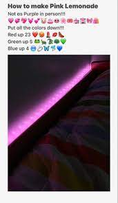 Led Lights How To Make Pink Lemonade Led Room Lighting Led Lighting Diy Led Light Strips Diy