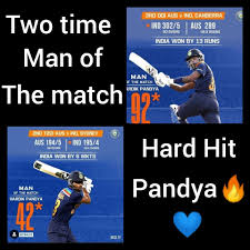 Two Time Man Of The Match Man Of The Match India Win Man
