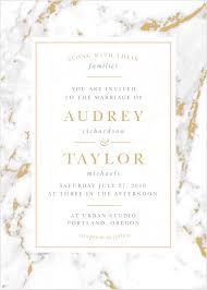 Cool Marble Foil Wedding Invitations Pernikahan Undangan