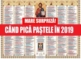 Afla sfintii zilei si detalii despre viata lor. Calendar Ortodox 2019 Cand PicÄƒ Pastele In 2019 Si Ce Zile Libere Vor Avea Romanii
