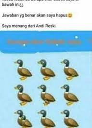 Kalau sudah tahu, ada berapa. Jawaban Berapa Ekor Bebek Saya Ulasmedia Com
