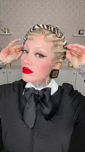 Trying Combat Gel for Finger Waves Hair Tutorial