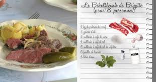 Les Carnets De Julie Le Beckelfleisch De Brigitte Recette De Julie Les Carnets De Julie Recette