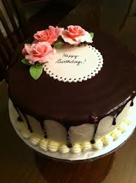 Chocolate Ganache Birthday Cake Cake By Jiffy0127 Cake Dark Chocolate Cakes Chocolate