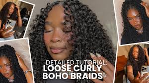 DETAILED How To: Full Boho Braids