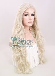 Wavy Platinum Blonde Lace Front Synthetic Wig Lw667f Blonde Lace Front Wigs Wig Hairstyles