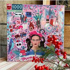 Puzzle your way through eeboo's viva la vida 1000 piece puzzle, an homage to frida kahlo, illustrated by petra braun. Viva La Vida 1000 Piece Puzzle Femmage