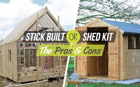 Prefabricated metal garage kits are designed with the average homeowner in mind. Shed Kit Or Stick Built The Pros And Cons Of Shed Kits Stick Built