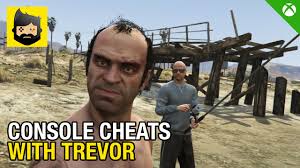How many missions are in gta 5 story mode? Gta 5 Console Cheats With Trevor Gta V Cheat Codes Unlock Codes Wanted Level Cars More Youtube