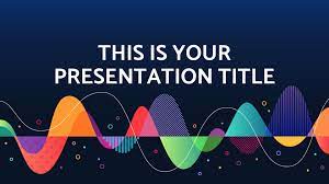 Where to download free music for the slideshow. Colorful Soundwaves Free Powerpoint Template Google Slides Theme