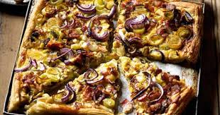 Gruyere And Bacon Pastry Tart Tesco Real Food Recipe Puff Pastry Tart Tesco Real Food Food