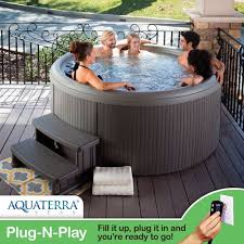 Aquaterra Spas Newporter 3 0 22 Jet 5 Person Spa Hot Tub Spa Backyard Trampoline