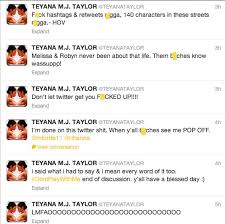 12, taylor posted an instagram video singing 12, taylor posted an instagram video singing caught up in the rapture. somehow rihanna saw it and obviously didn't like it because tuesday. Watch Full Fledge Twitter Beef Ignites Between Rihanna Teyana Taylor Thejasminebrand