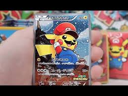 Mario pikachu & luigi pikachu card sleeves set japanese pokemon center 2016 mint. Opening A Pikachu Mario Collection Box Youtube