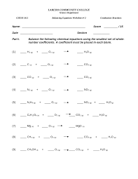 Balancing equations balance the following chemical equations. Balancing Equations General Chemistry I Assignment 2 Chem 1411 Docsity
