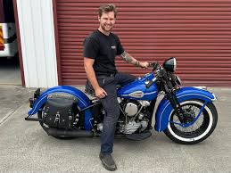Image result for Dark Blue 1946 Motorcycle