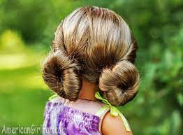 American Girl Doll Hairstyle Low Mini Buns American Girl Hairstyles American Girl Doll Hairstyles Teenage Girl Hairstyles