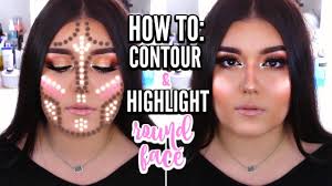 Jungsaemmool lesson summary basic #12 face contour for round shape face did you know that the face contour. How To Contour Highlight A Round Face Cream Powder Deanna Borocz Youtube
