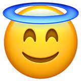 Emoji sticking tongue out vectors (95). Smiling Face With Halo Emoji Meaning Copy Paste