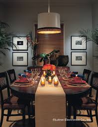 Proper Lighting Can Transform A Dinner Party S Mood From Close And Intimate To Wild And Fun Http Www Lutron Co Lutron Dining Room Lighting Light Decorations