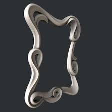 3d Stl Models For Cnc Frames Mirror 3d Model Mirror Frames Modern Mirror Wall Mirror