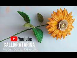 Video memanen bunga matahari untuk bahan pembuatan kuaci. Tutorial Bikin Quilling Bunga Matahari 3d How To Quilling Sunflower 3d Youtube