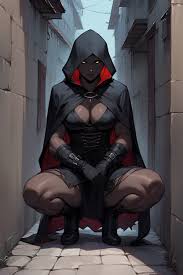 Sexy Body, Thief Cloak, Dark Backstreet Alley AI Porn
