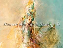 heaven and earth designs shell maiden free pattern the free chart on this page will change from free cross stitch charts dmc cross stitch cross stitch art