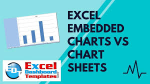 What Is An Excel Chart Sheet Vs An Embedded Chart Excel