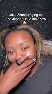 Jake Shane Singing at Jennifer Hudsontop Bun Show