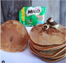 Encerkan bubuk milo dengan satu sendok air panas dan aduk. Resep Camilan Enak Pancake Milo Dan Es Susu Choki Choki Yuk Cobain Okezone Lifestyle