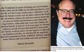 NICHOLAS ROCKEFELLER: Feminizam je naše otkriće i to iz dva razloga…