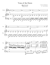 Jun 09, 2021 · bercerita tentang seorang remaja bernama arima kousei yang trauma memainkan alat musik, terutama piano, karena kematian ibunya. Yona Of The Dawn Piano And Violin Sheet Music For Piano Violin Mixed Duet Musescore Com
