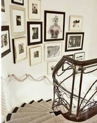Black And White Gallery Wall Stairs Staircase Portrait Wall Google Search Apartment Wall Decor Decor Home