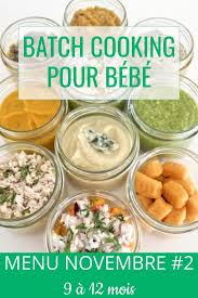 Batch Cooking Novembre 2 9 A 12 Mois Cuisinez Pour Bebe Repas Bebe 11 Mois Gnocchis Patate Douce Repas Bebe